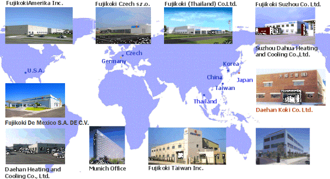 Fujikoki ve světě